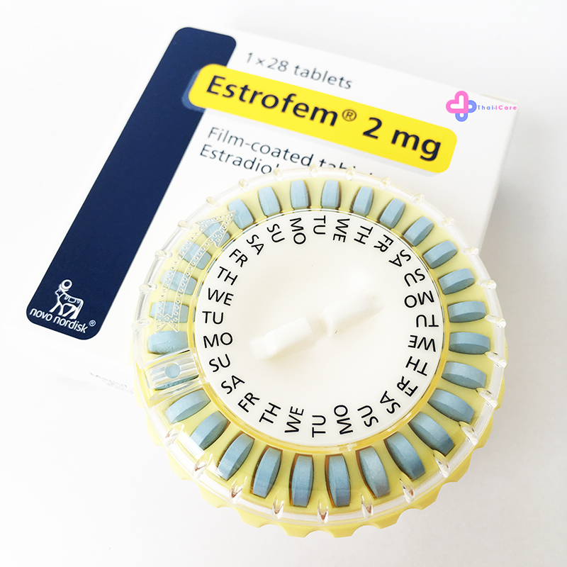 ESTROFEM 2mg Oestradiol Valelate 28 Tablets Thai icare ESTROFEM 2mg Oestradiol Valelate 28 Tablets Thai icare