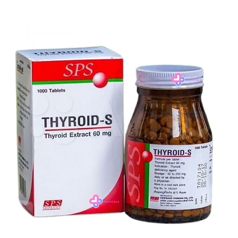 THYROIDS thyroid extract 500 Tablets Thaiicare